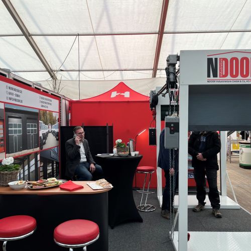 Messestand von NDOOR auf der Messe Norddeutsche Obstbautage